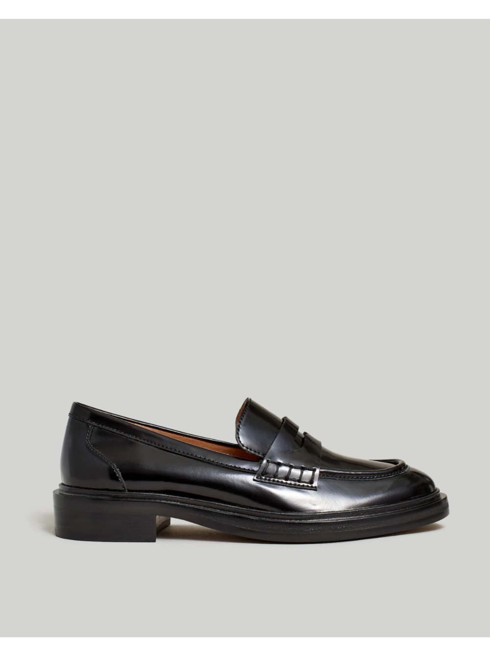 Madewell The Vernon Loafer True Black Size 6 Penny Loafers